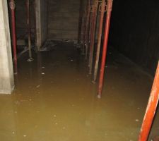 Sous-sol inondé