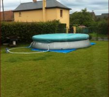 Piscine ok plus qu'a attendre que ca chauffe