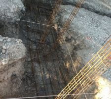 Ferraillage double mur