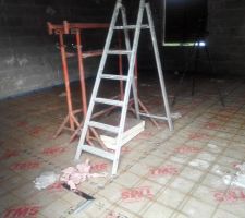 Pr&eacute;paration pour coulage chape