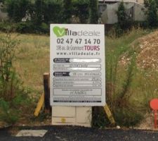 Permis de construire accepté et affiché !