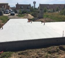 Plus qu'à attendre que la dalle sèche ??