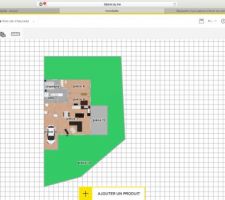 Implantation de la maison sur le terrain