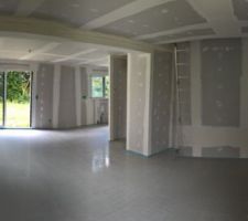 Panoramique salle/séjour