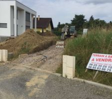 C'est parti pour le terrassement