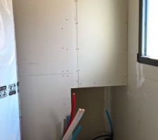 Niche dans le cellier pour la machine à laver