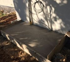 Dalle extérieure pour PAC