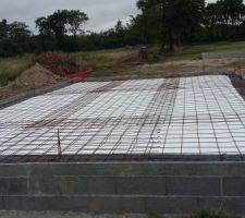 Pose d'isolation + treillis