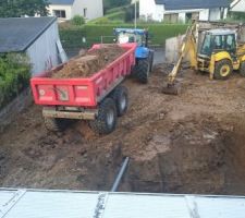Terrassement en cours