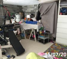 Amenagement de notre sous sol apres que Phenix nous ai laissé de côté, et que notre préavis de logement est passé..: nous sommes à la rue avec une petite de 2 ans... Heureusement que nous avons les clés du sous sol