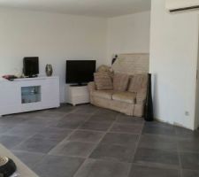 Salon carrelage terminé