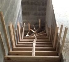 Coffrage escalier RDC-RDJ