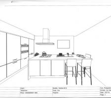 PLAN 3D cuisine AVIVA