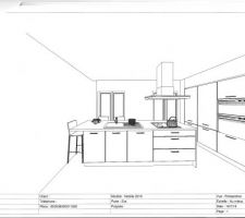 PLAN 3D cuisine AVIVA