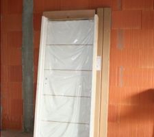 Porte Huet pour la séparation garage/cellier, modèle Horis