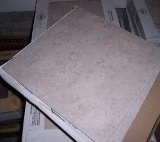 Le carrelage des pièces à vivre