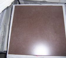 Le carrelage de la salle de bain et du WC