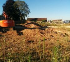Voil&agrave; c'est parti pour le terrassement