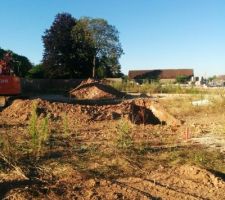 Voil&agrave; c'est parti pour le terrassement