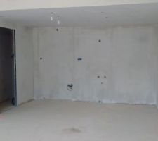 Application de la finition sur le placo