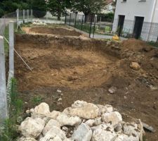Debut du terrassement