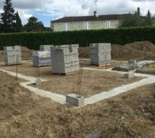 Fondations coulées 70/45