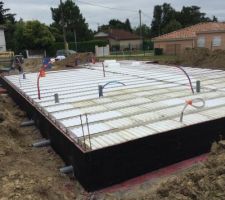 Plancher hourdis type kp1 avec entrevous polystyrène