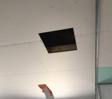Création de la trape d'accès au grenier
