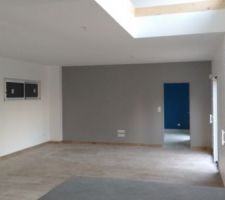 Finition plafond cheminée posée