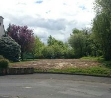 Terrain apr&egrave;s terrassement apr&egrave;s le propri&eacute;taire