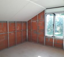 Ossature métallique_Murs Etage (Chambre Enfants)