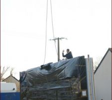 Jour 2 : levage d'un mur de l'étage