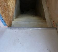 Seuil escalier sous-sol