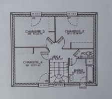 Plan de l'étage modifié