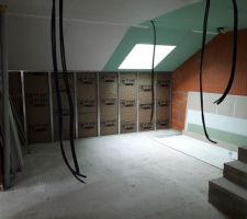 Doublage murs_Etage (SDB+Dressing Parents)