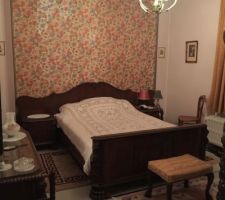 Chambre 1 avant que la maison ne soit vidée.