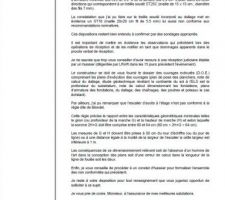 10 aout : compte rendu de l'expert qui est venu pour constater le défaut de la dalle du rdc.