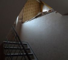 Ouverture du mur pour la future Mezzanine