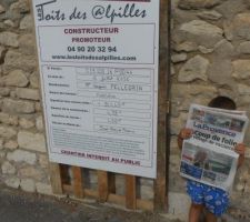 Permis de construire affiché!