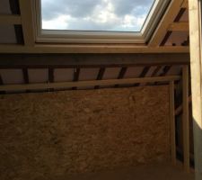 Velux de la partie dressing dans la suite parentale
