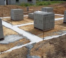 Le permis de construire a été validé le fin avril tout s'est très bien enchaîné pour nous, le terrassement et les fondation coulés en 1 mois après la permis de construire validée. Notre conducteurs nous a demander d'être présent pour le terrassement et on a été ravis d'être présent pour cette étape.
