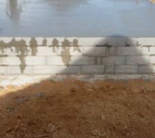 Et voilà la 1er dalle du rez de chaussé, tout prend forme sans soucis.
