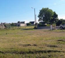 Terrain avant le début des travaux