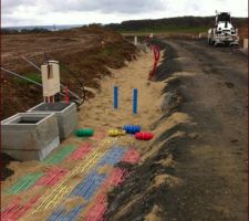 Enfin les premiers coups de tranch&eacute;es et bitume