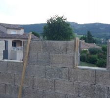 élévation de l'étage en bloc fixolite