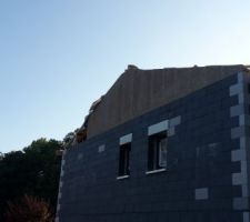 Toiture fermette / pignon Fibralith