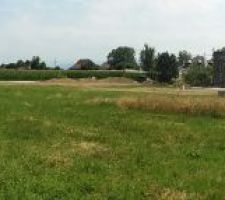 Depuis l'angle du terrain. Direction le sud