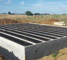 Entrevous et poutrelles du vide sanitaire