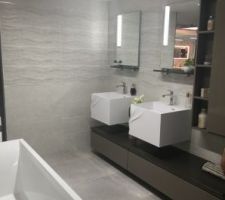 Carrelage et fa&iuml;ence salle de bain achet&eacute;s