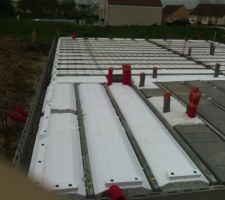 Pr&eacute;paration de la dalle